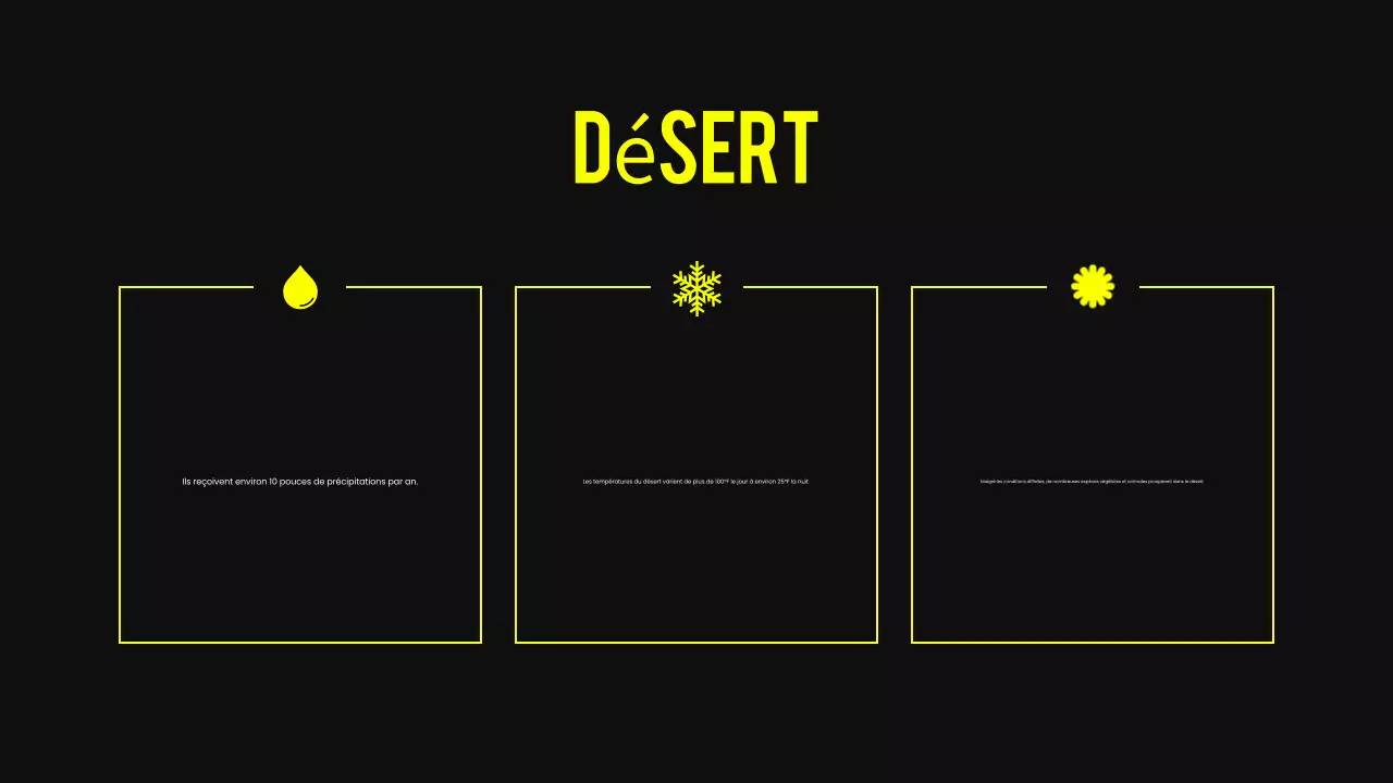 Matériel de conférence sur l'habitat animalier moderne noir et jaune