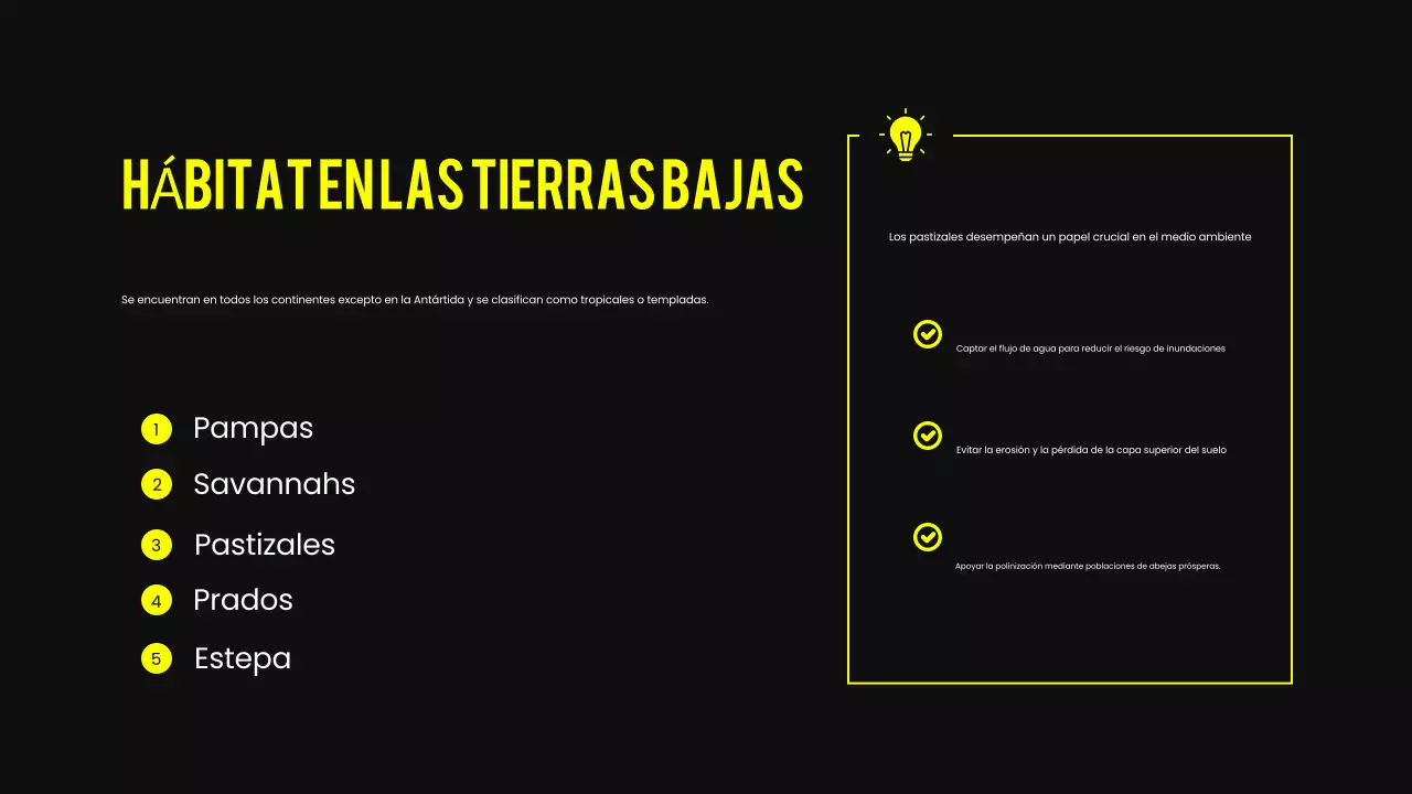 Negro y amarillo Hábitat animal moderno Material de lectura