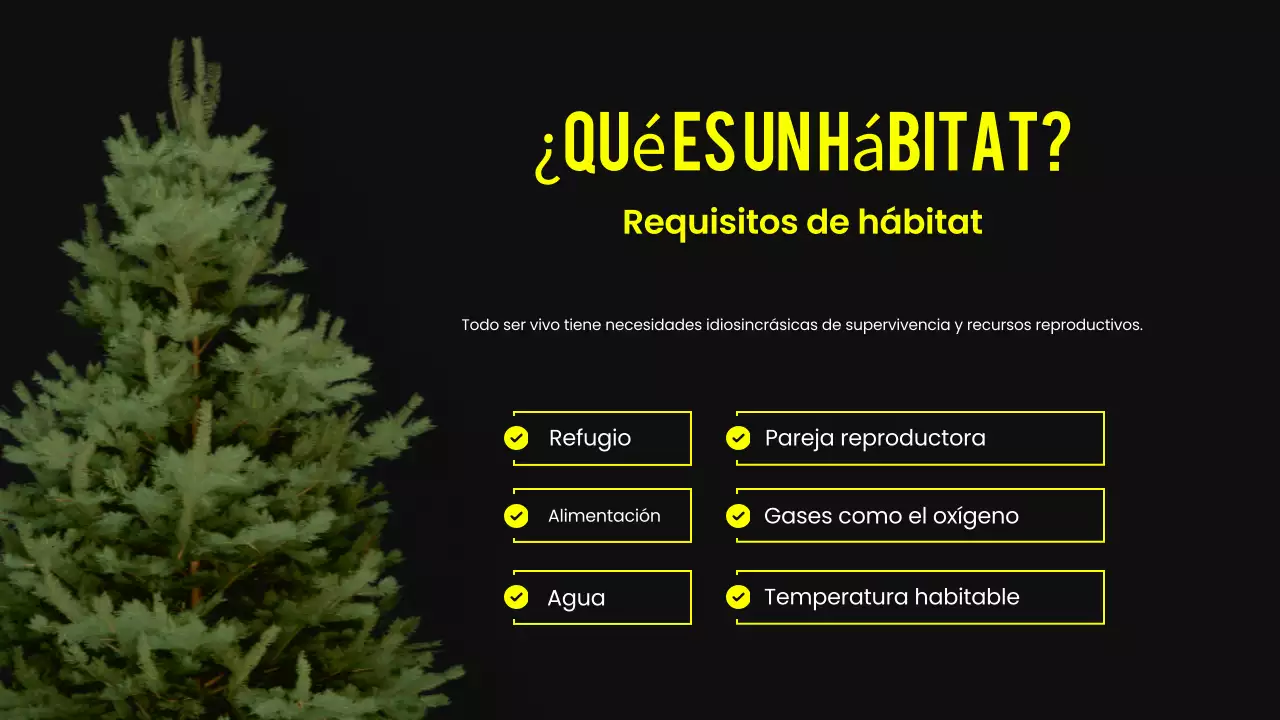 Negro y amarillo Hábitat animal moderno Material de lectura