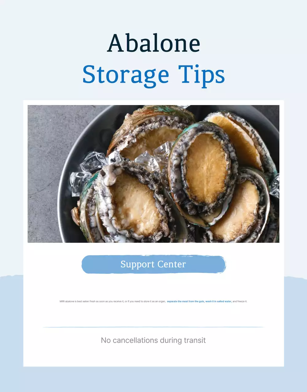 Tăng cường thông tin, phòng ngừa đối với sản phẩm bào ngư xanh và hải sản truyền thống