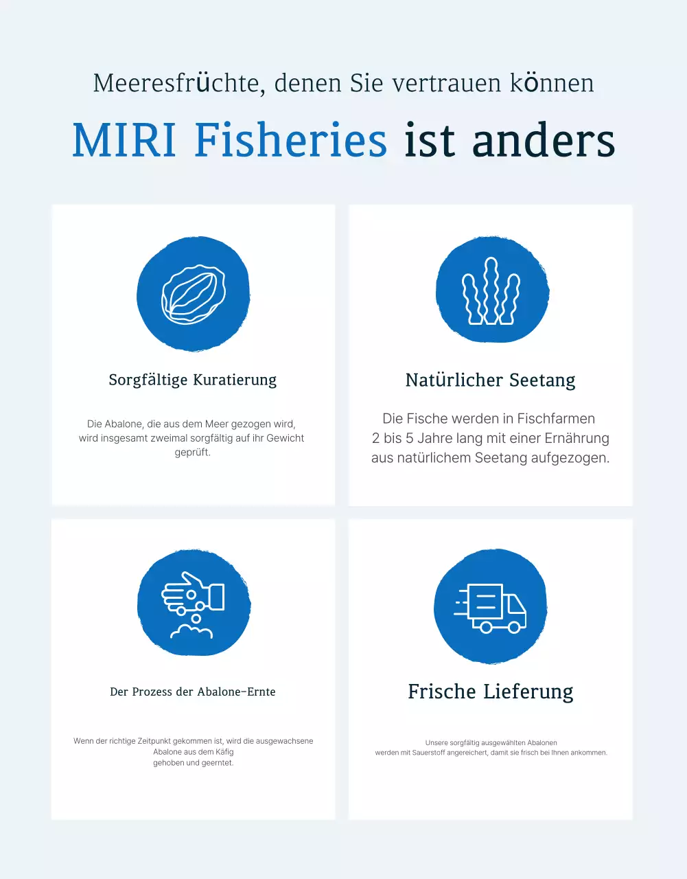Förderung des Verkaufs der traditionellen blauen und marineblauen Meeresfrüchte Abalone Checkpoints