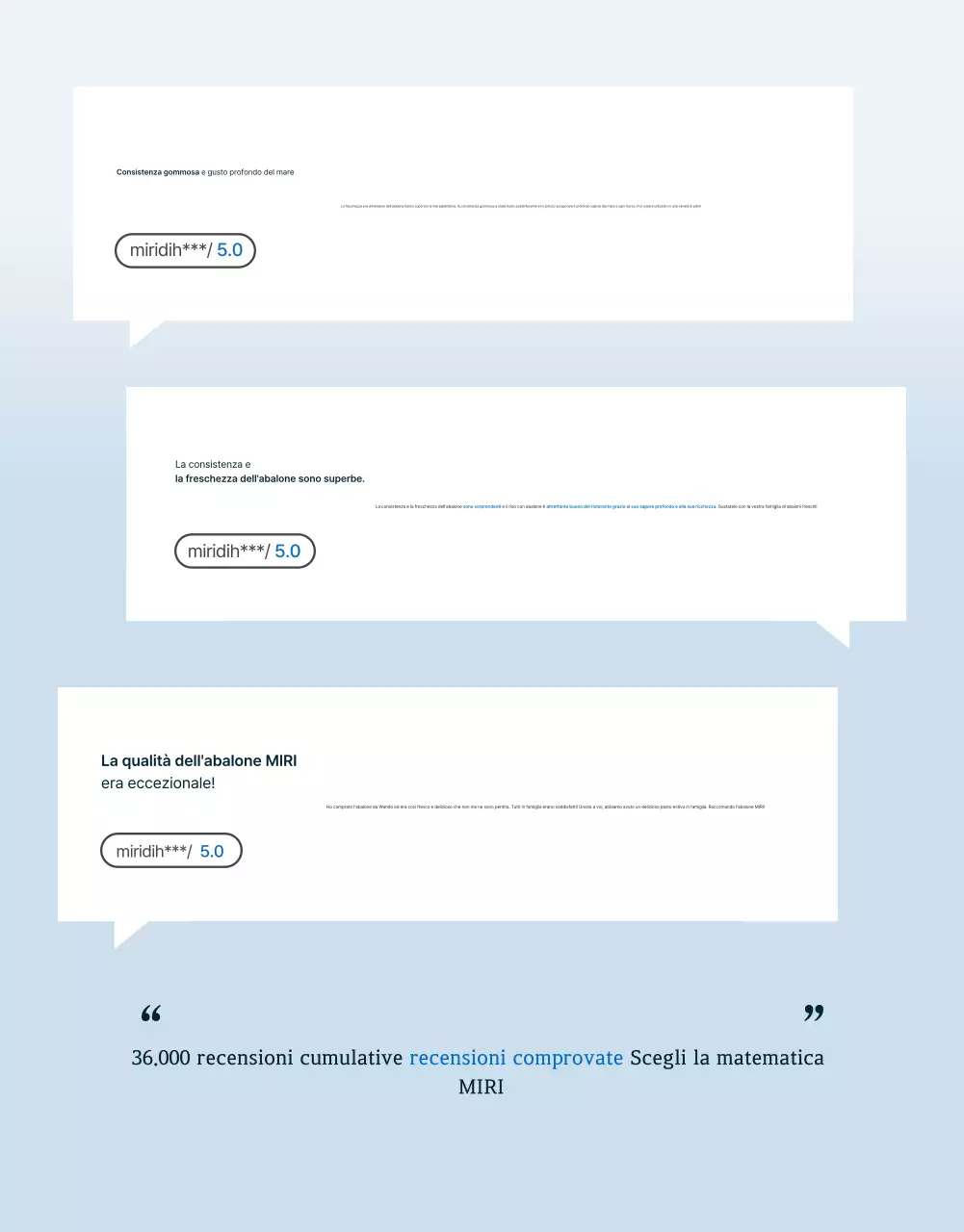 Tradizionale rassegna di abaloni di mare blu e blu marino e promozione di eventi