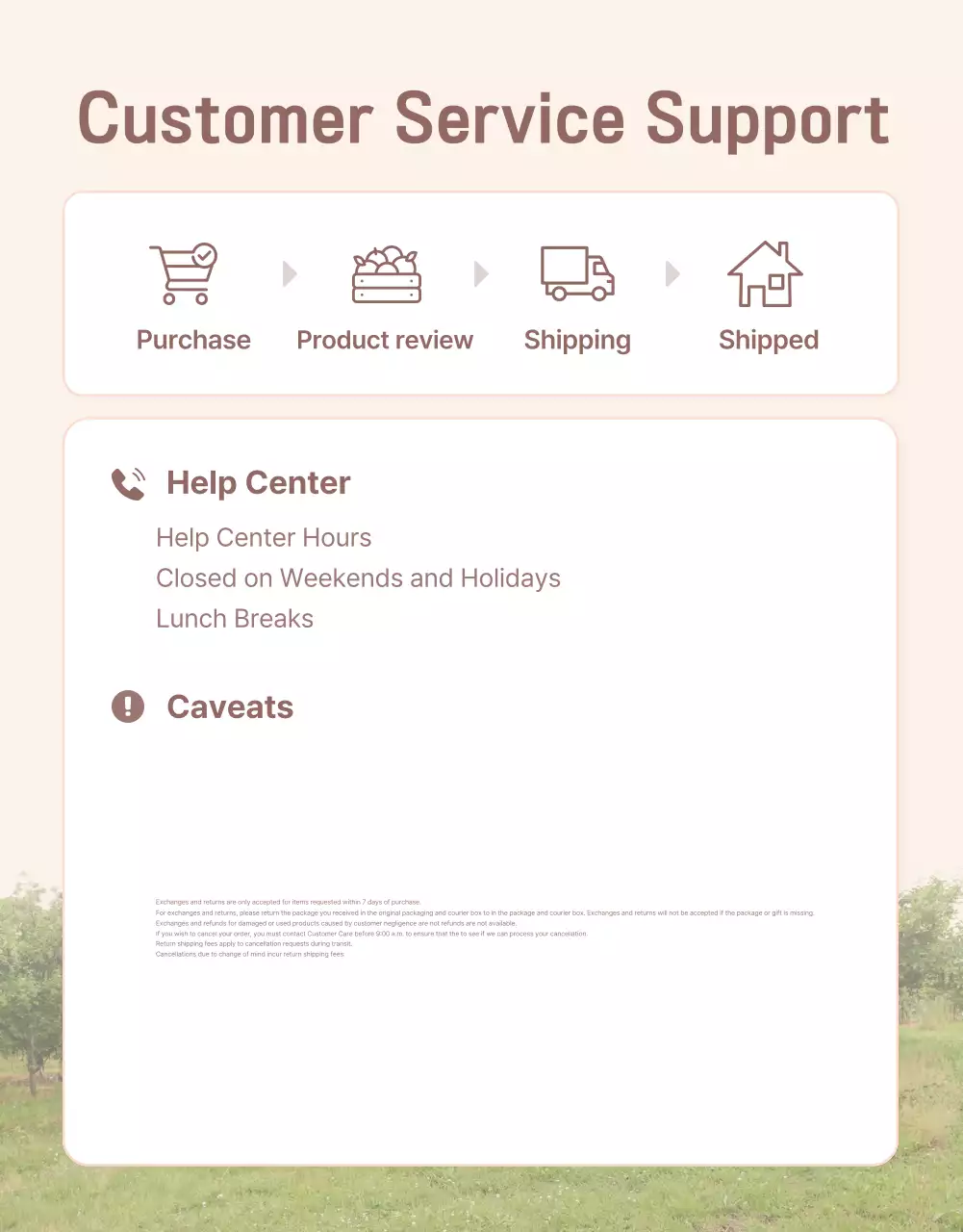 Promosikan buah persik segar berwarna kuning dan merah muda dengan informasi dan tindakan pencegahan