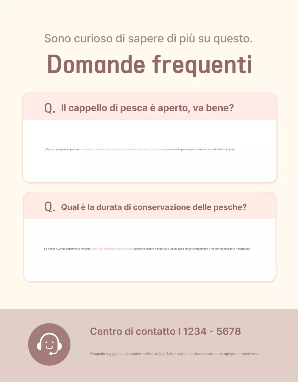 Promuovere la pesca fresca gialla e rosa con informazioni e precauzioni