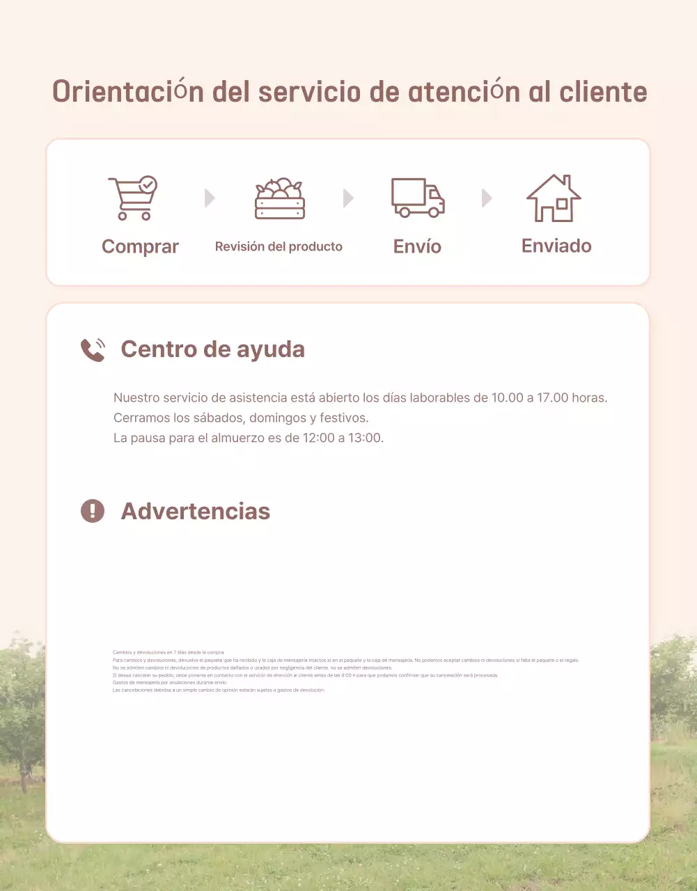 Promocionar el melocotón fresco amarillo y rosa con información y precauciones
