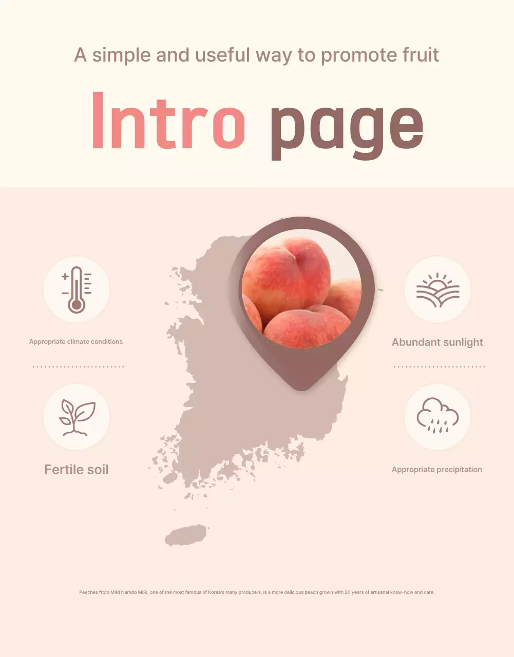 Khuyến mãi giới thiệu đào gọn gàng và tươi mới với màu vàng và hồng