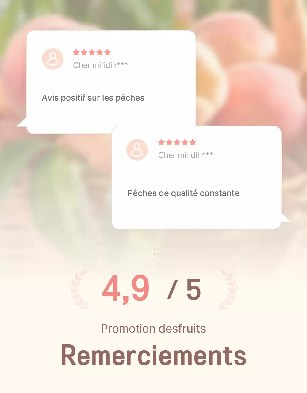 Une intro de pêche propre et rafraîchissante en jaune et rose pour promouvoir les ventes