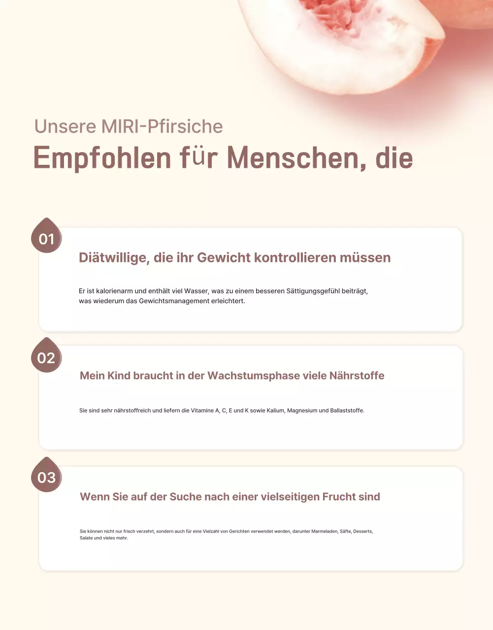 Förderung des Verkaufs eines frischen Pfirsich-Checkpoints in Gelb und Rosa