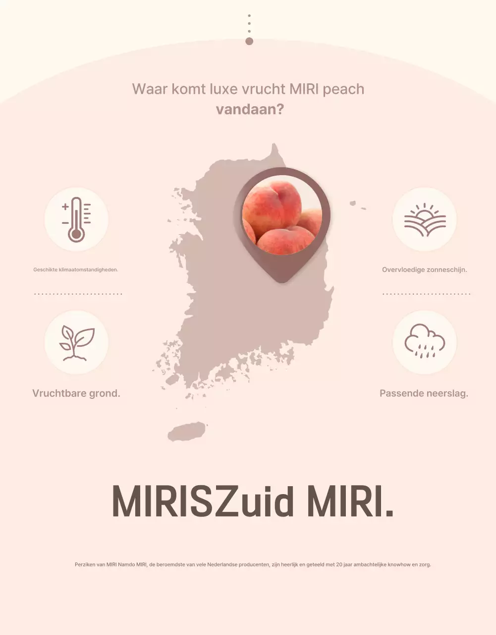 Een schone, verfrissende perzikintro in geel en roze om de verkoop te bevorderen