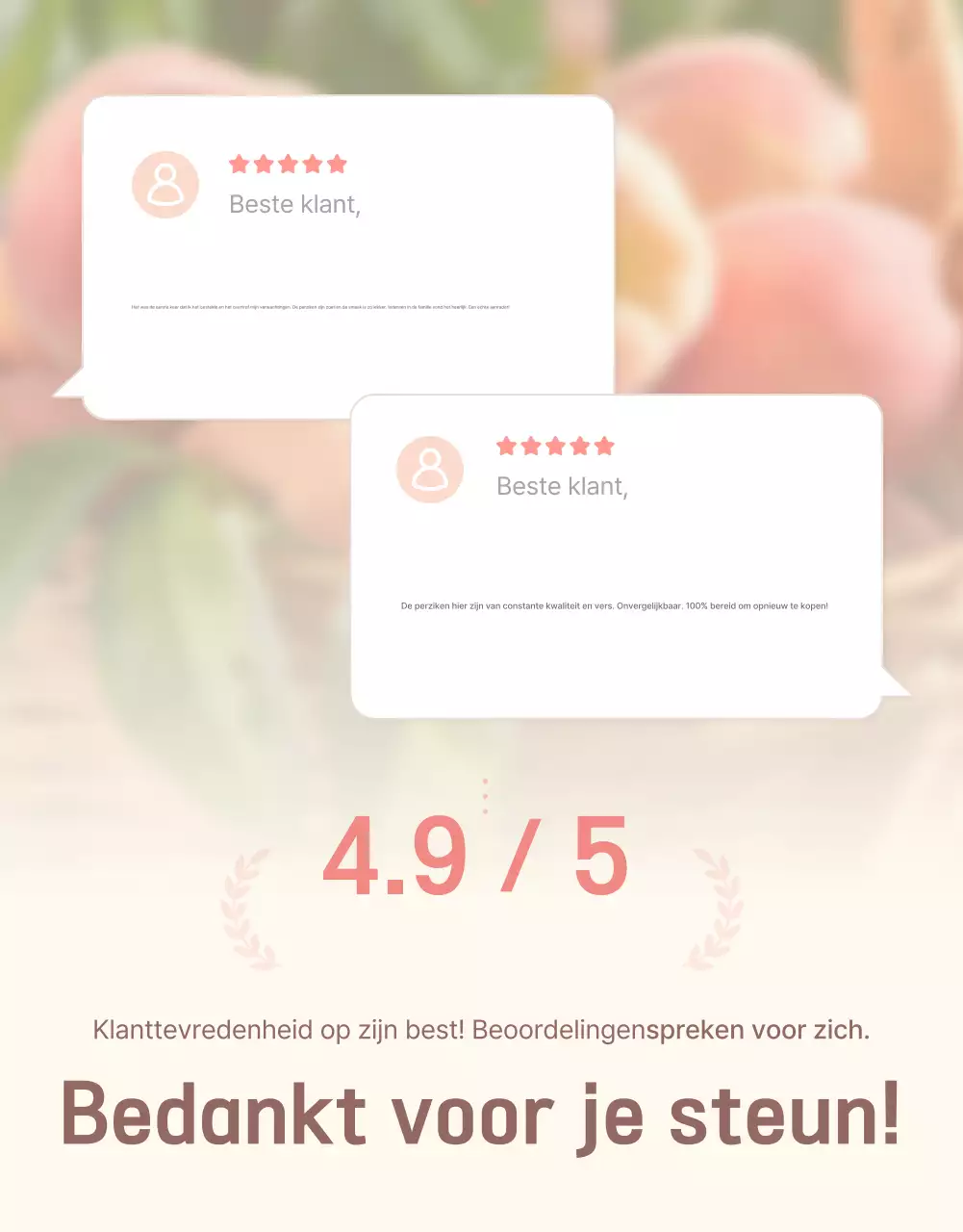 Een schone, verfrissende perzikintro in geel en roze om de verkoop te bevorderen