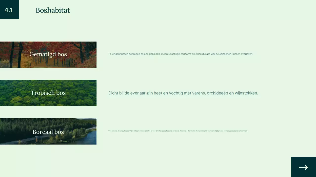 Introductie groene eenvoudige dierenhabitat