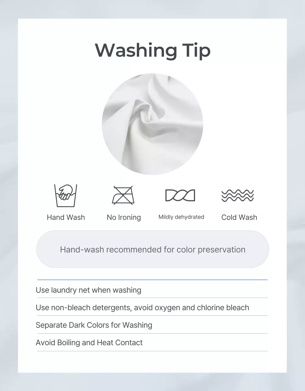 Quảng bá thông tin và biện pháp phòng ngừa thời trang tối giản màu xanh nhạt và xám