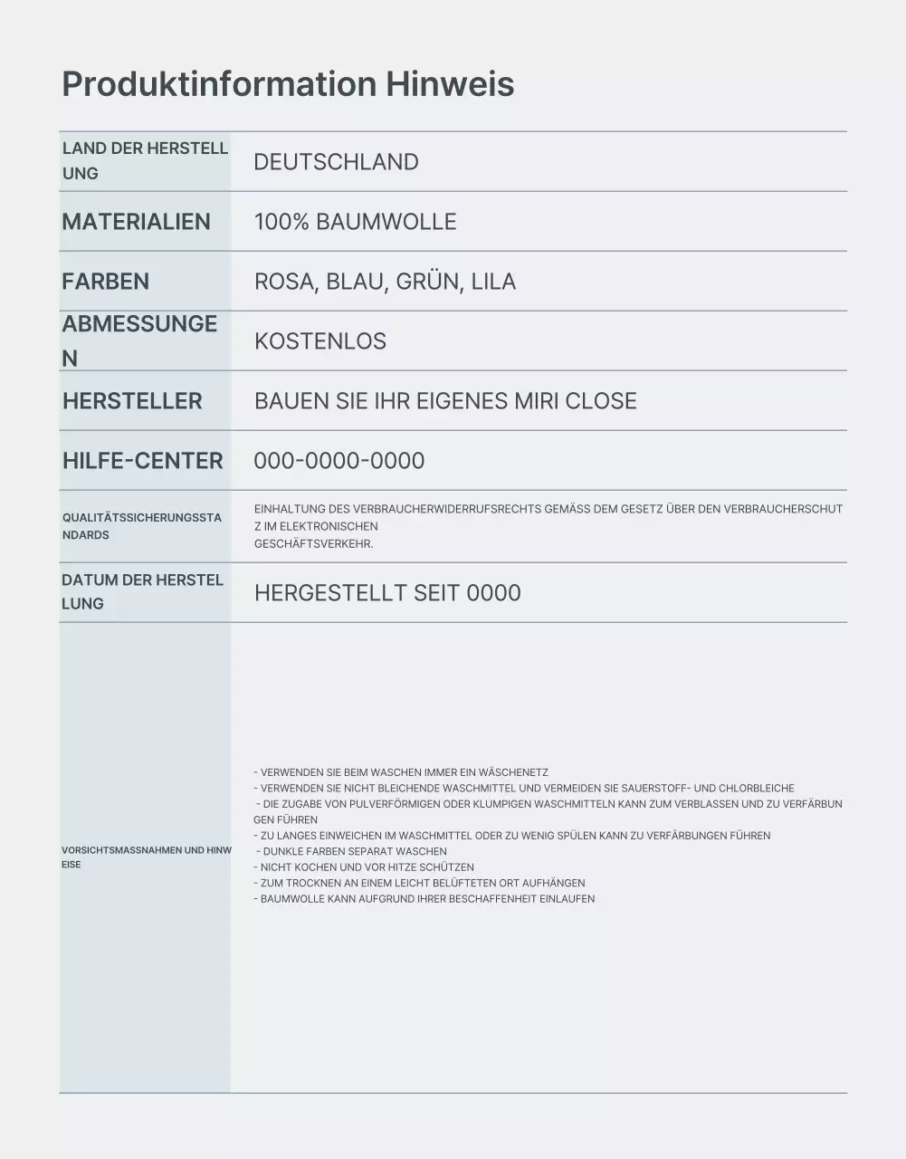 Förderung von hellblauer und grauer minimalistischer Mode - Anleitung und Vorsichtsmaßnahmen