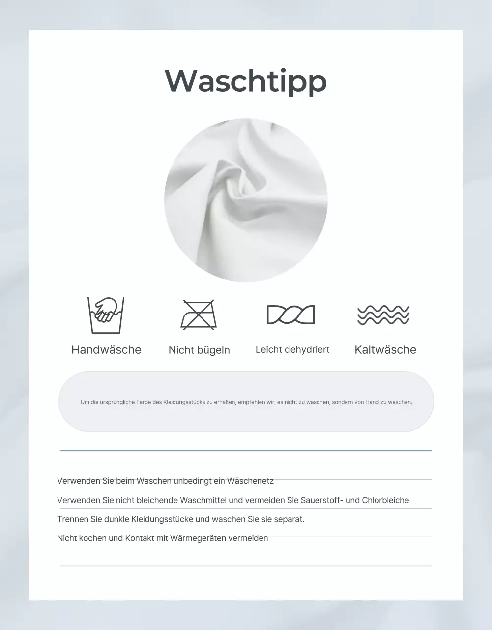 Förderung von hellblauer und grauer minimalistischer Mode - Anleitung und Vorsichtsmaßnahmen
