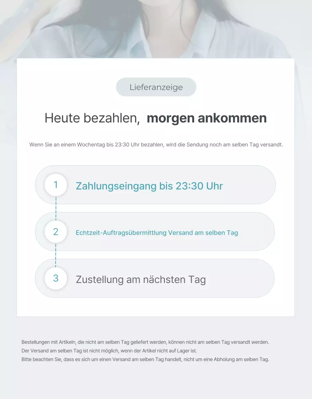 Förderung von hellblauer und grauer minimalistischer Mode - Anleitung und Vorsichtsmaßnahmen