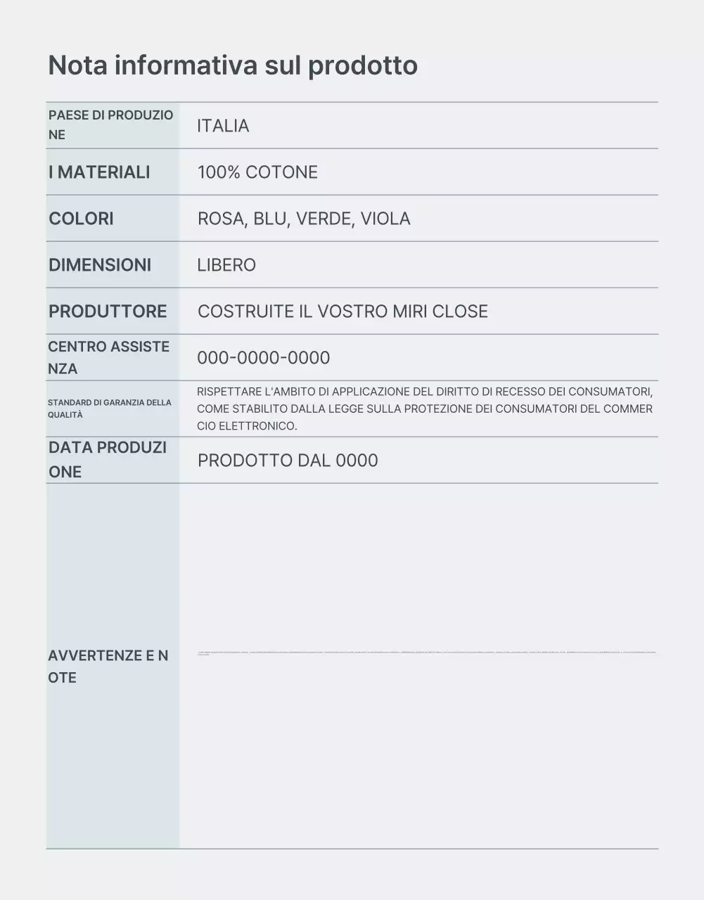 Promuovere la guida e le precauzioni della moda minimalista in azzurro e grigio