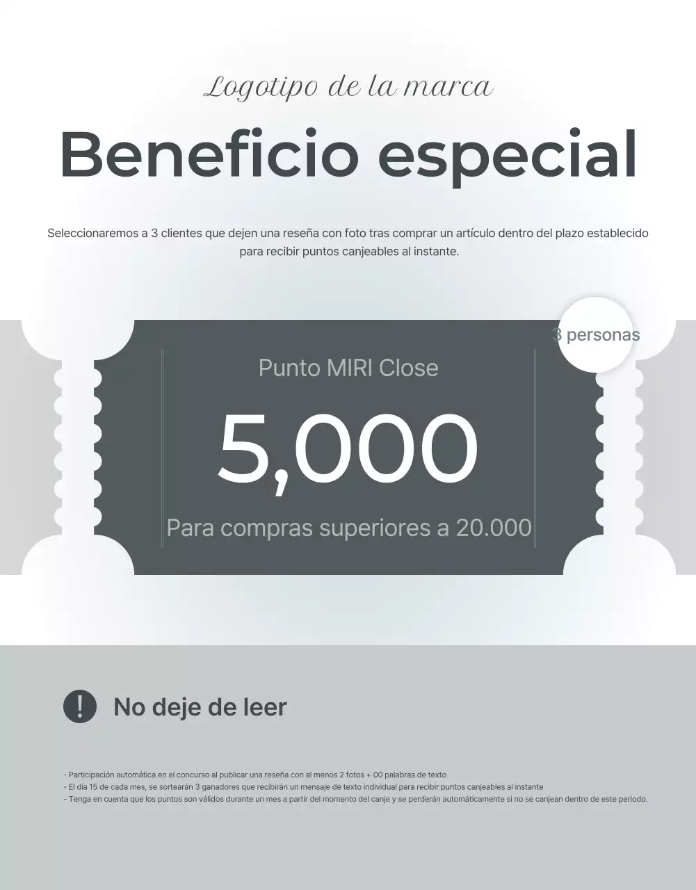 Promueva un evento de revisión de moda minimalista en azul claro y gris