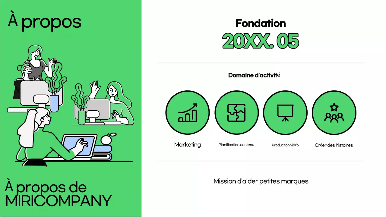 Une introduction au pont de la culture d'entreprise verte et branchée