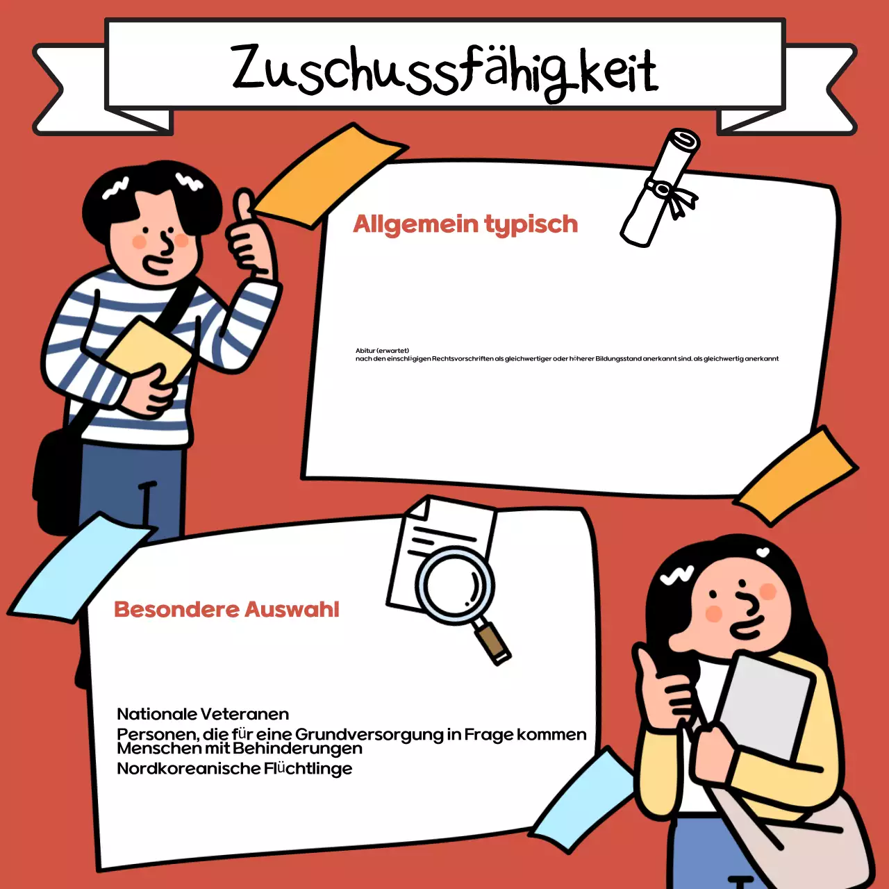 Beige-schwarze Pop-Art für die Hochschulwerbung