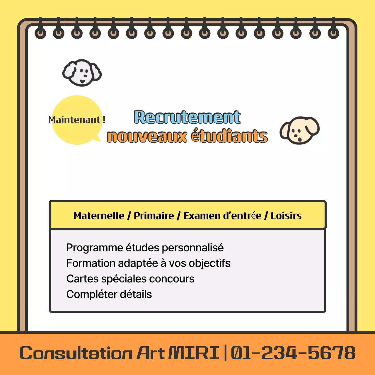 Promouvoir l'école jaune et accueillante