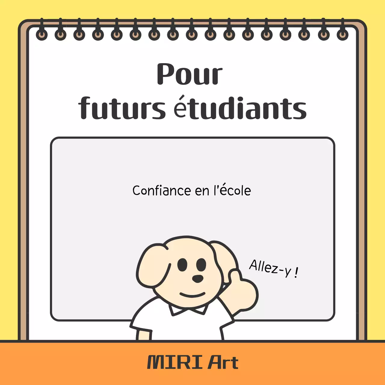 Promouvoir l'école jaune et accueillante