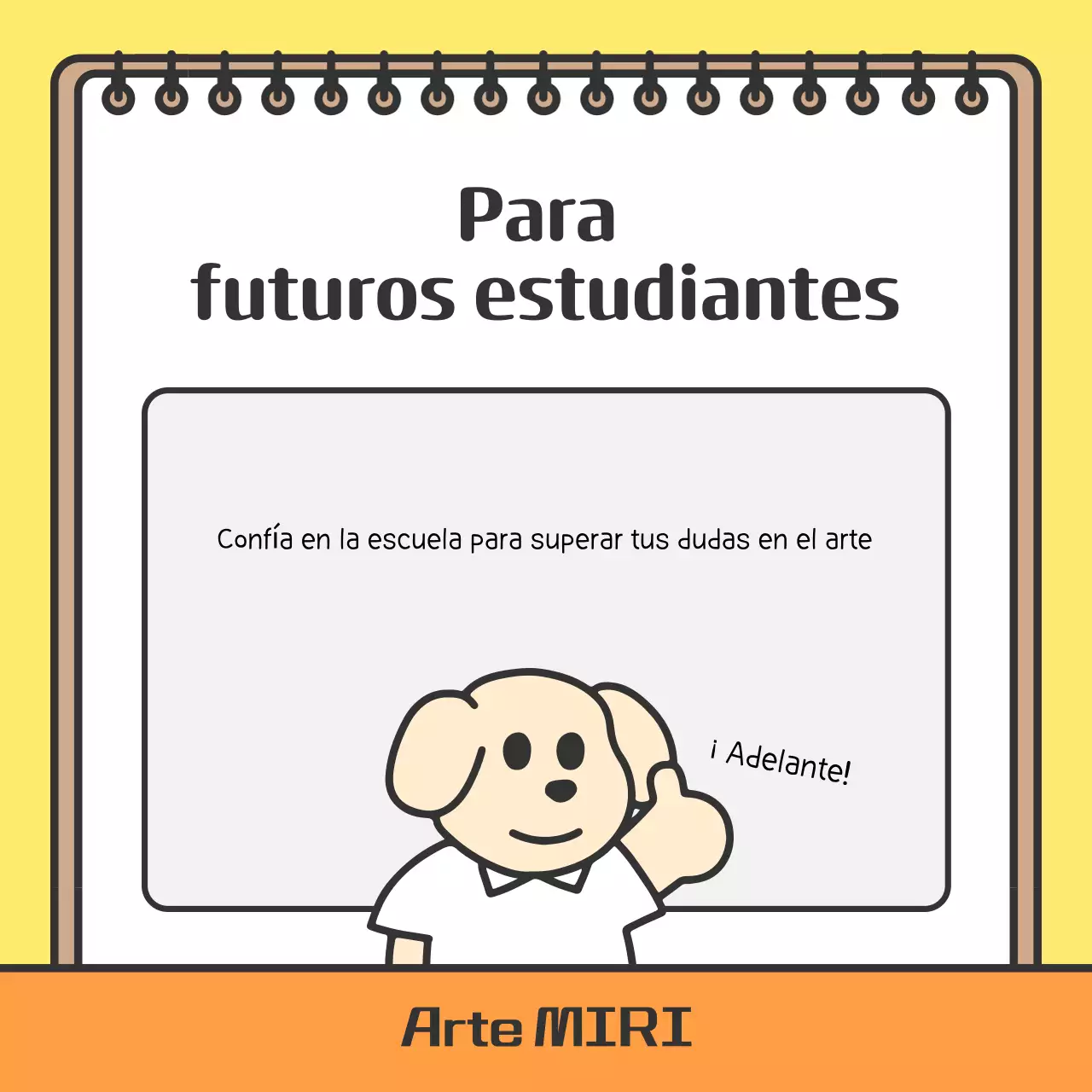 Promover la escuela amarilla y acogedora