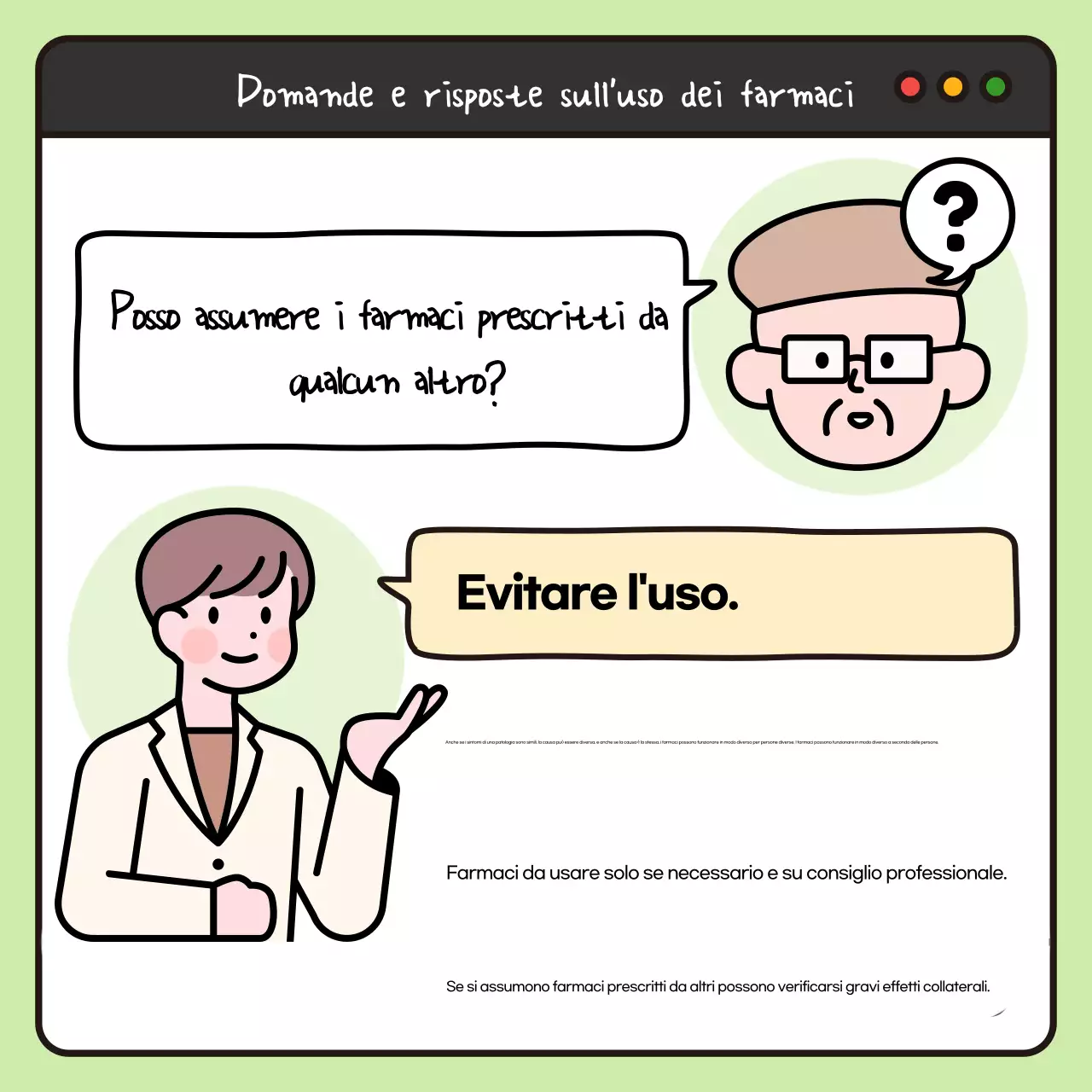 Una guida pop-art, in bianco e nero, ai farmaci per anziani