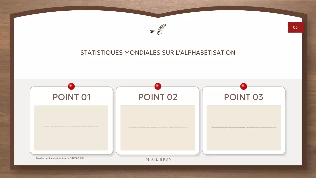Ressources d'alphabétisation globale brunes et simples