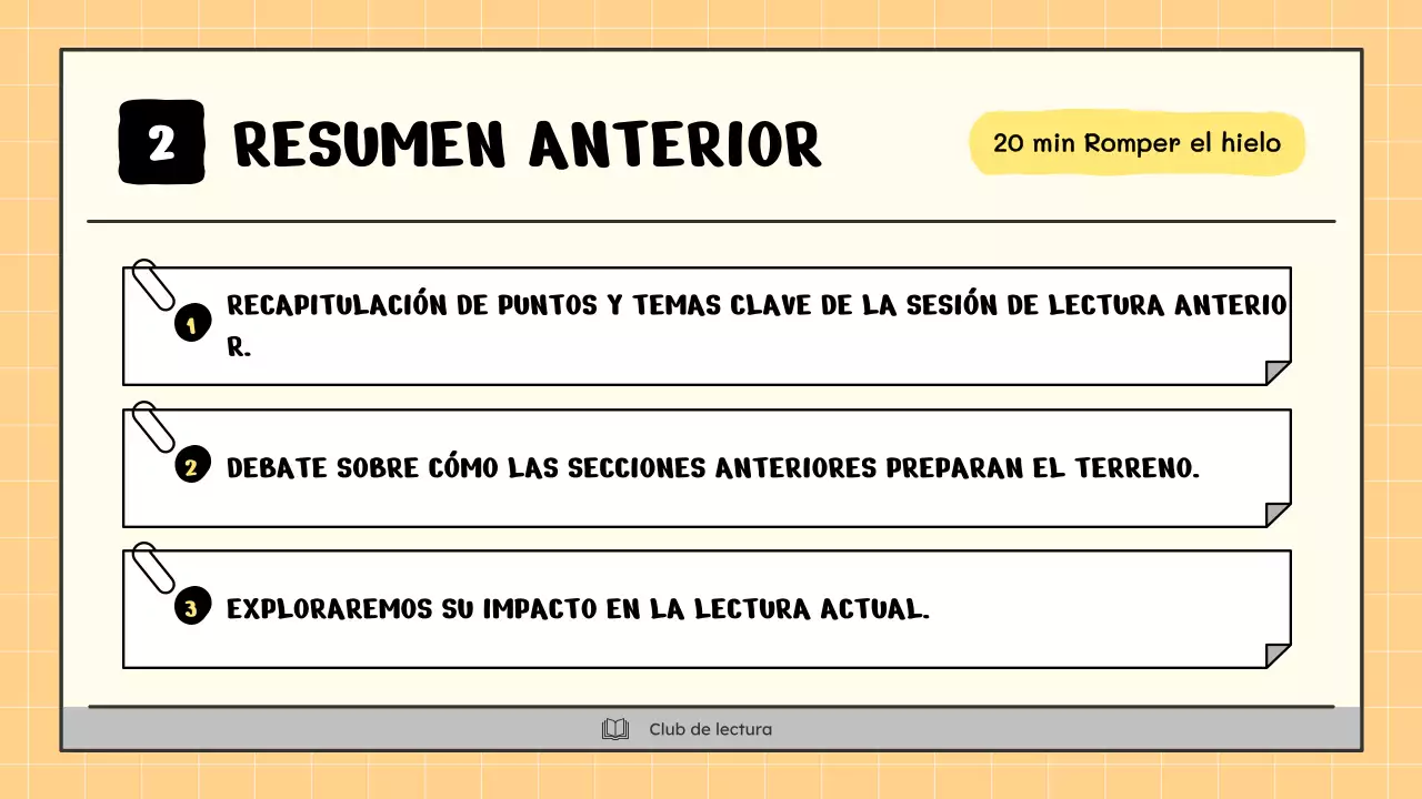 Un club de lectura kitsch en amarillo y beige explicó