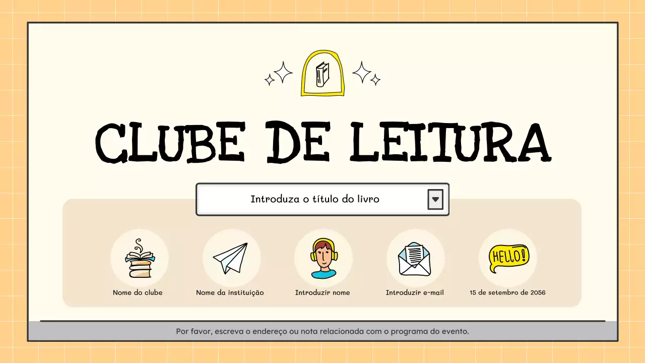 Um clube de leitura kitsch em amarelo e bege explicado