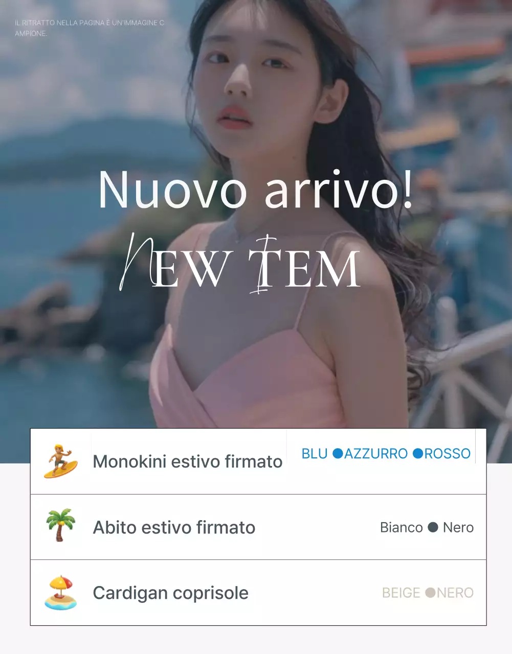 Concetto di emoji di tendenza per le vacanze estive in blu e azzurro per promuovere la moda