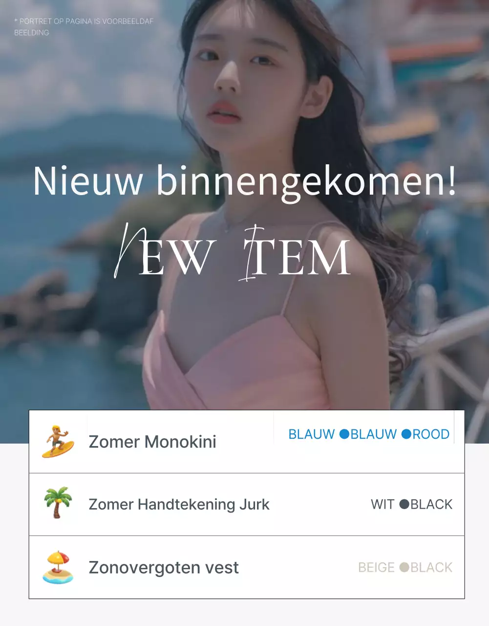 Trendy zomervakantie emoji concept in blauw en lichtblauw om mode te promoten