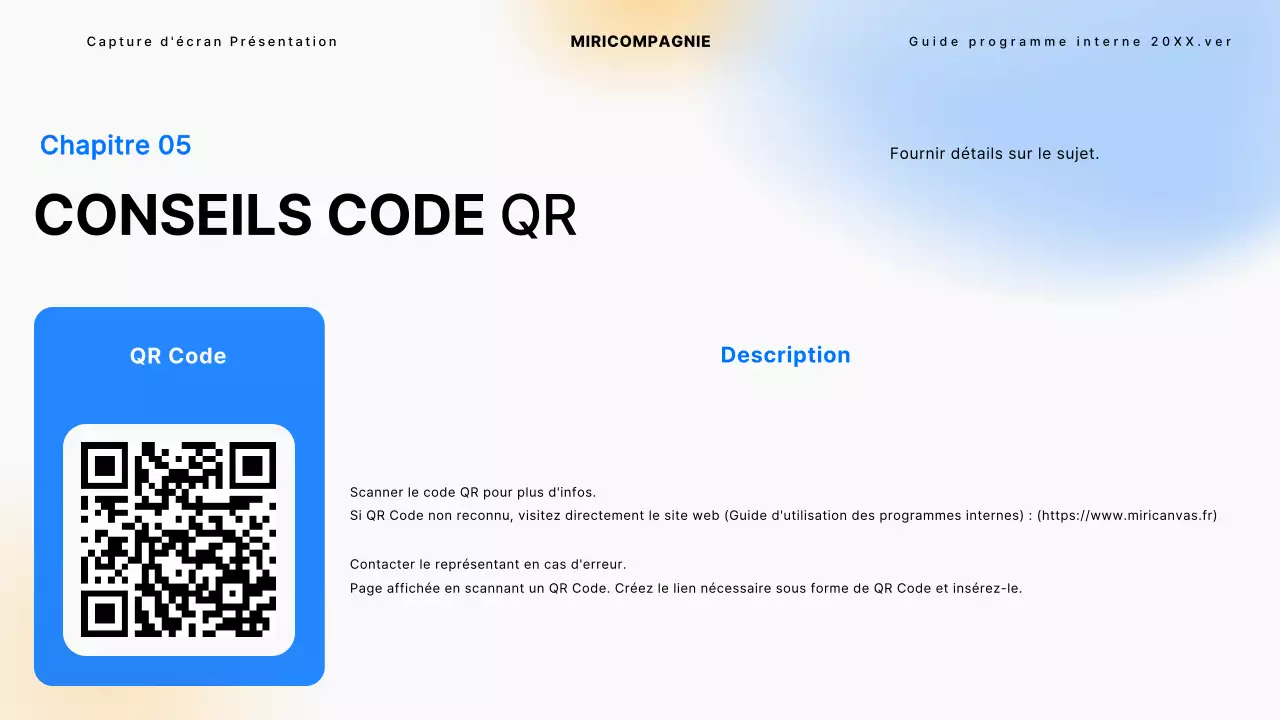 Un simple guide de programmation interne en noir et bleu Tutoriels