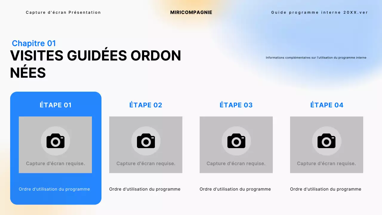 Un simple guide de programmation interne en noir et bleu Tutoriels