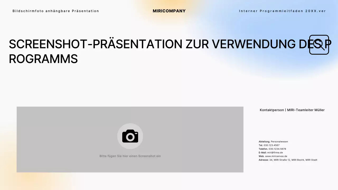 Eine einfache interne Programmieranleitung in Schwarz und Blau Tutorials