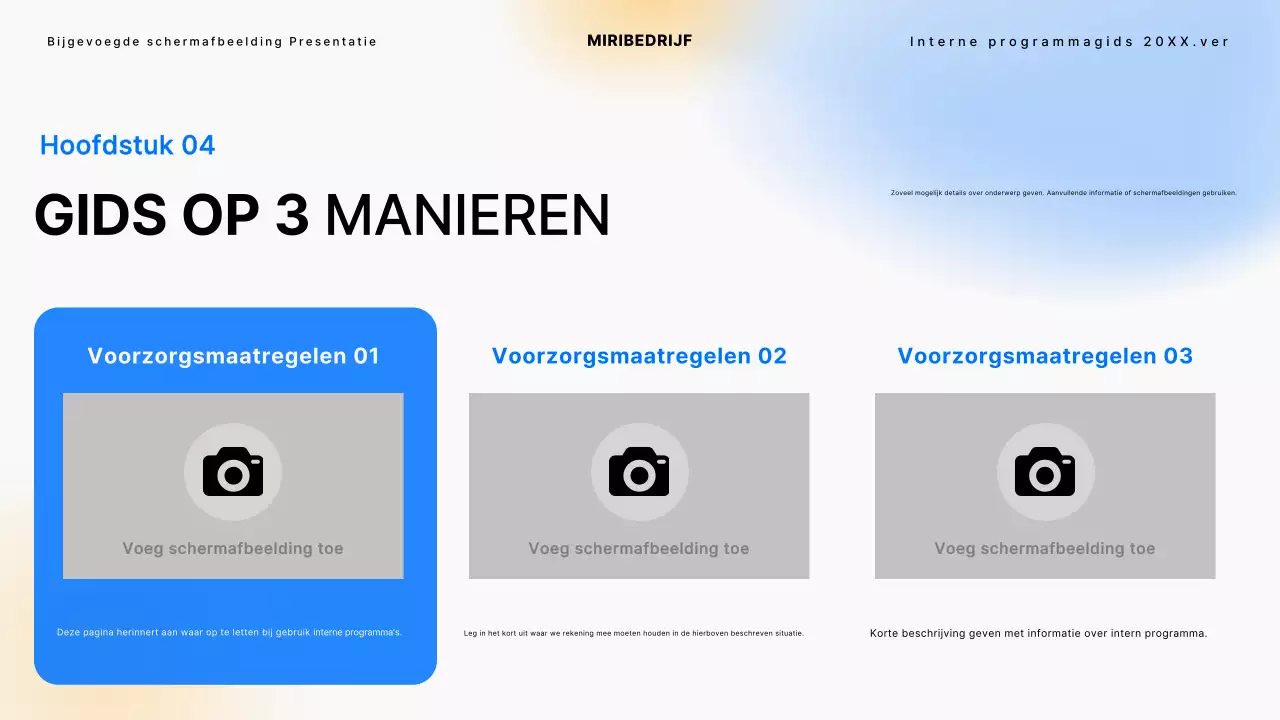 Een eenvoudige interne programmeerhandleiding in zwart en blauw Tutorials