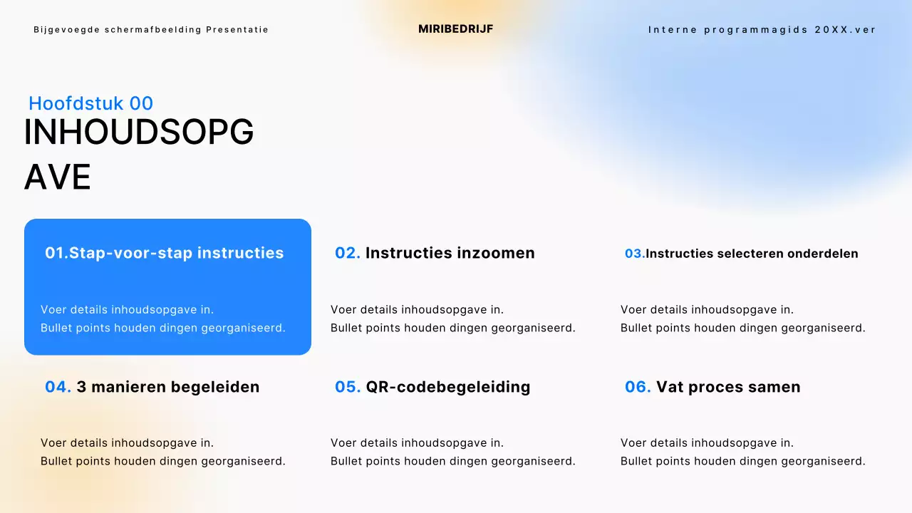 Een eenvoudige interne programmeerhandleiding in zwart en blauw Tutorials