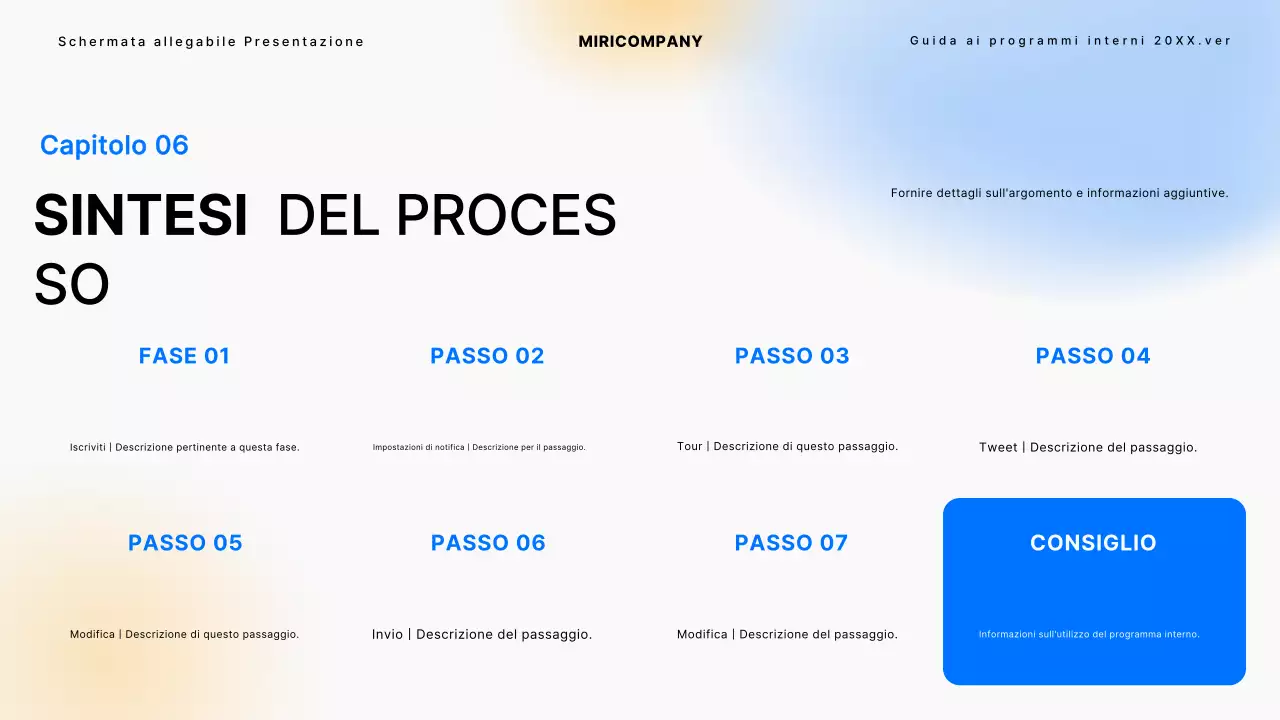 Una semplice guida alla programmazione interna in nero e blu Tutorial