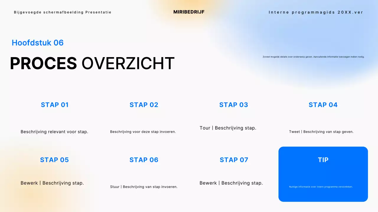 Een eenvoudige interne programmeerhandleiding in zwart en blauw Tutorials