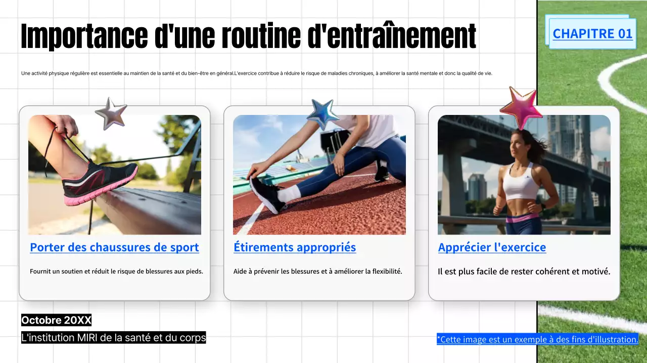 guide des habitudes d'entraînement