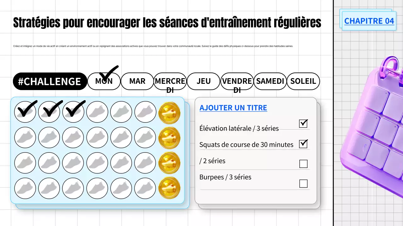guide des habitudes d'entraînement