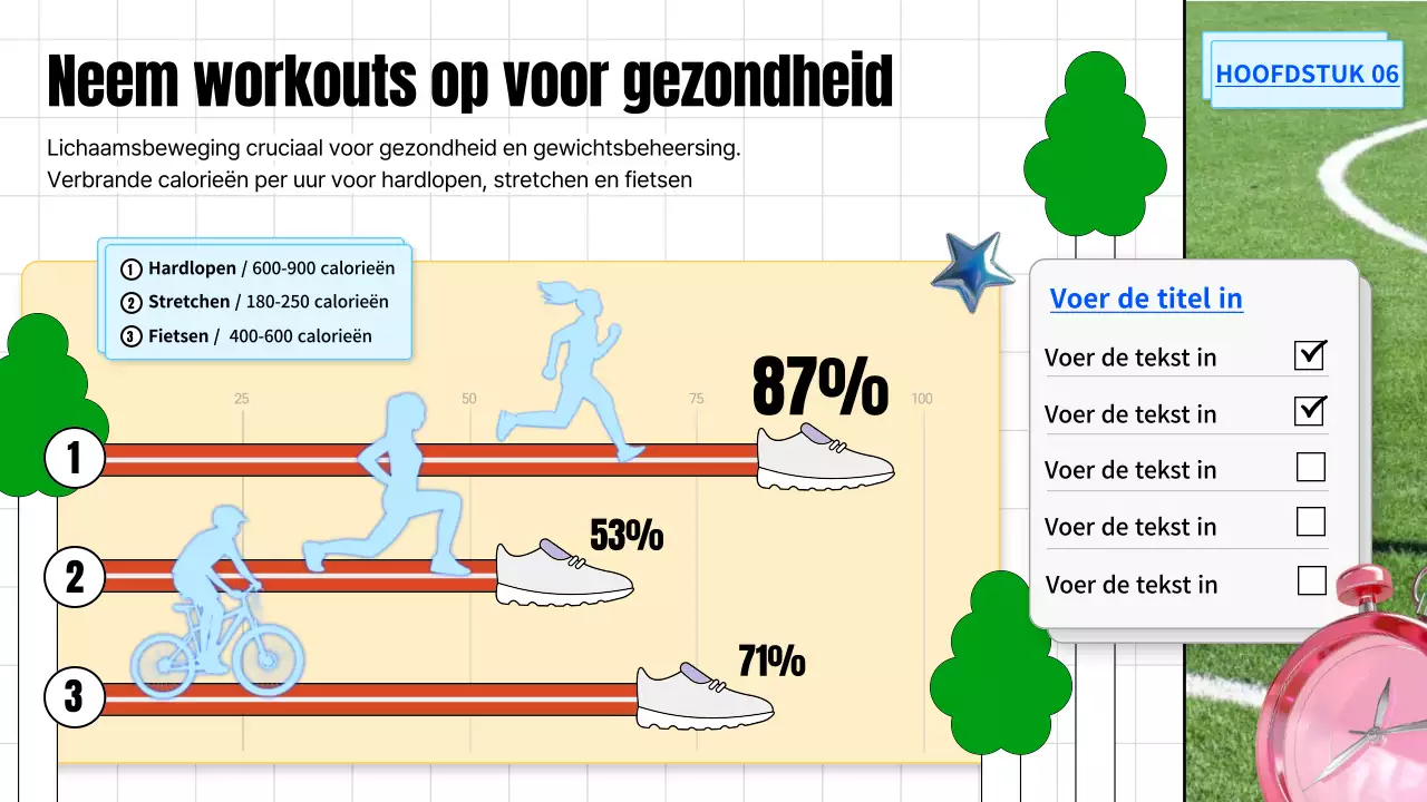 witte trendy routine trainingsgewoonten gids