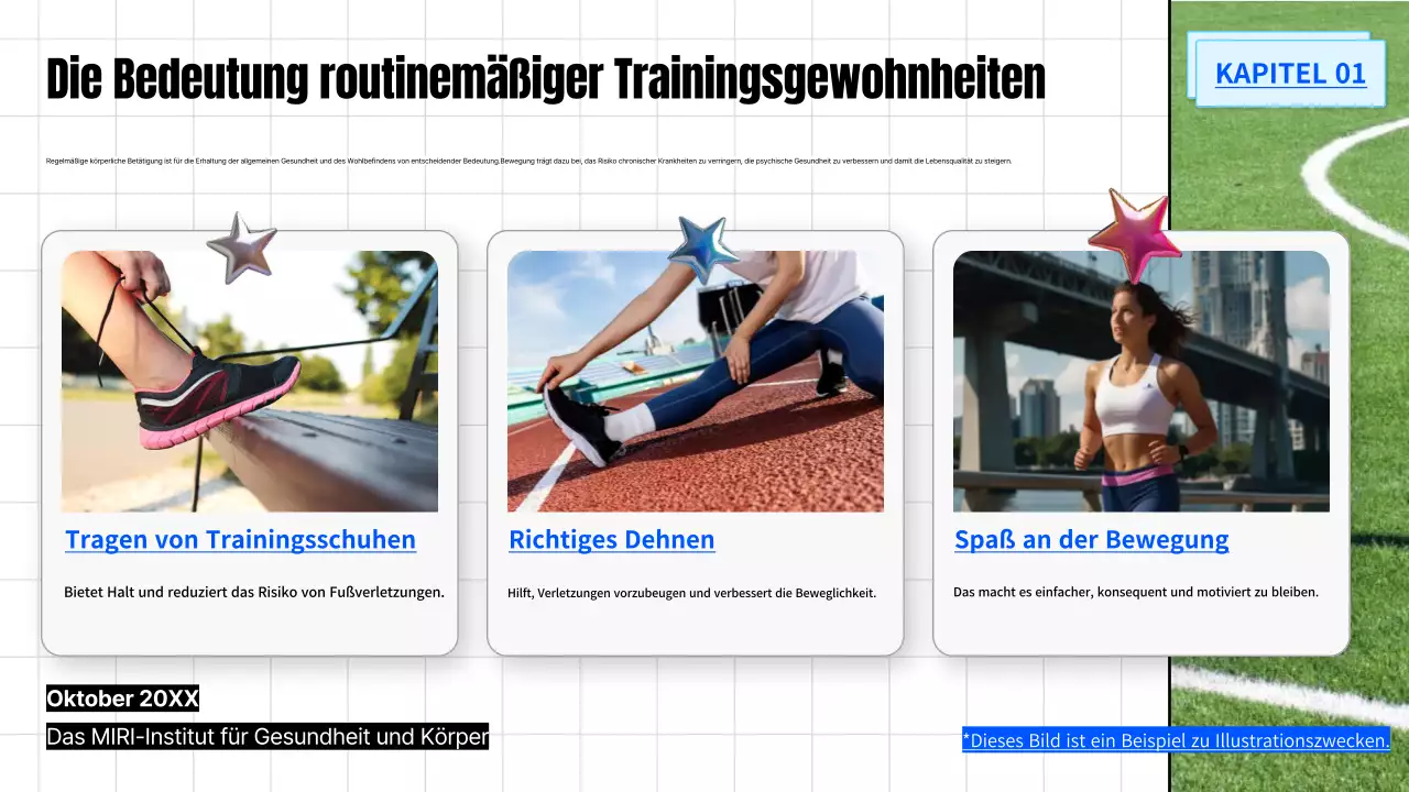 weiß trendy routine trainingsgewohnheiten leitfaden