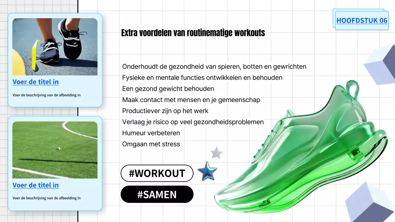 witte trendy routine trainingsgewoonten gids