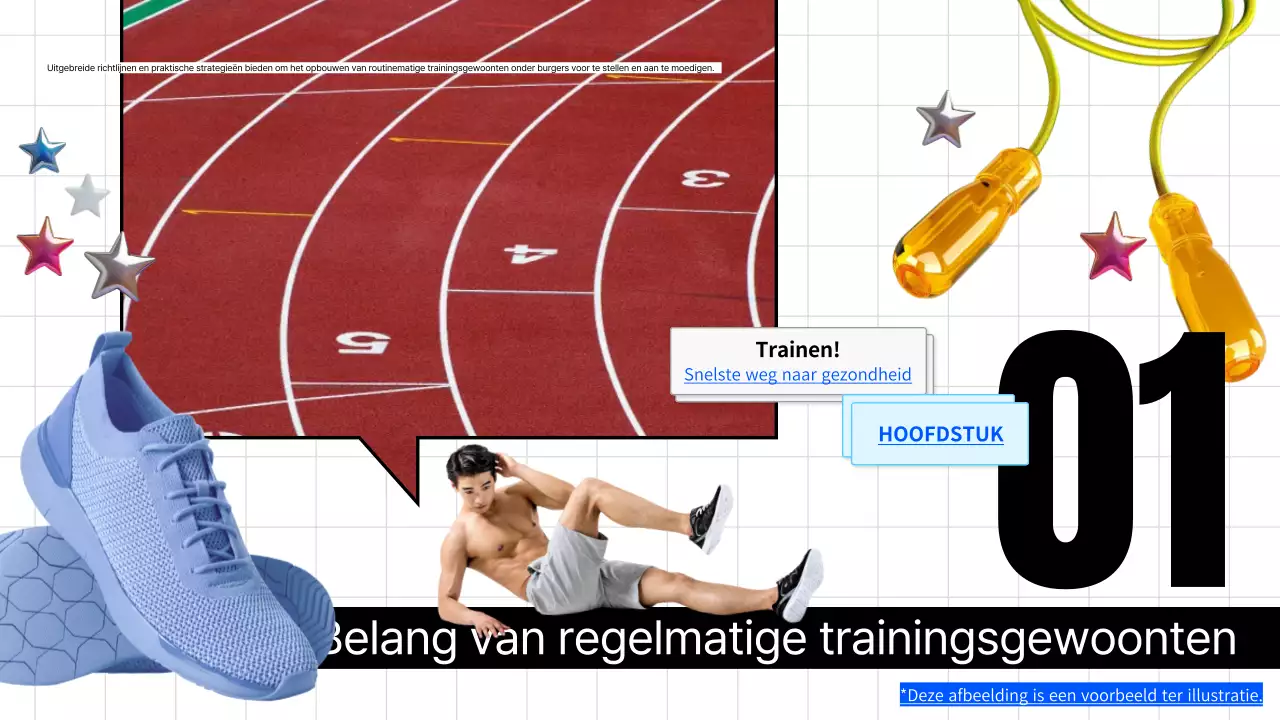 witte trendy routine trainingsgewoonten gids