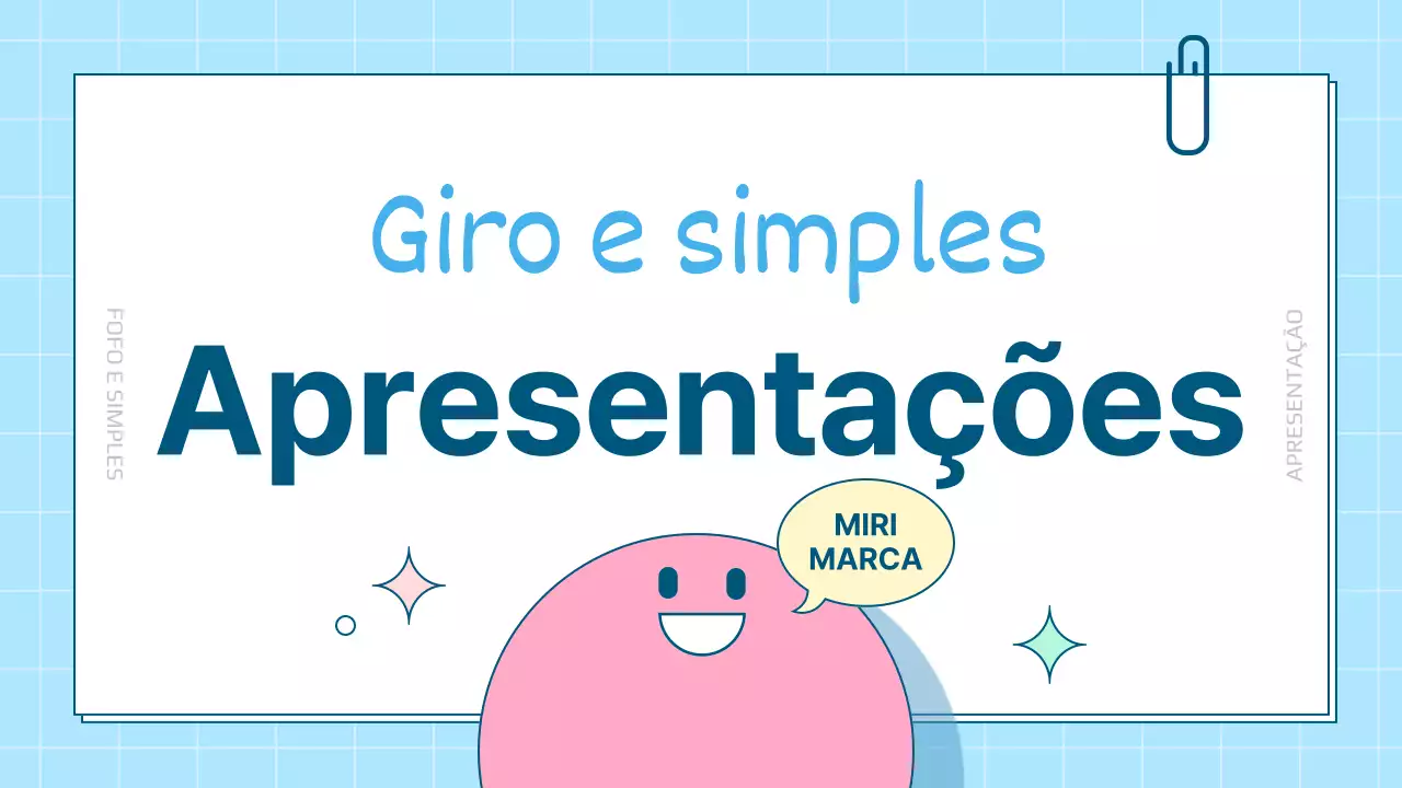 Um post de apresentação muito pessoal em branco e azul