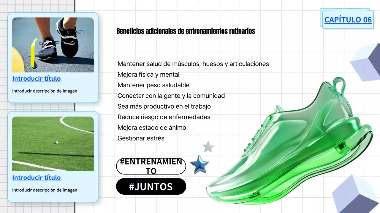 guía de hábitos de entrenamiento de la rutina blanca de moda