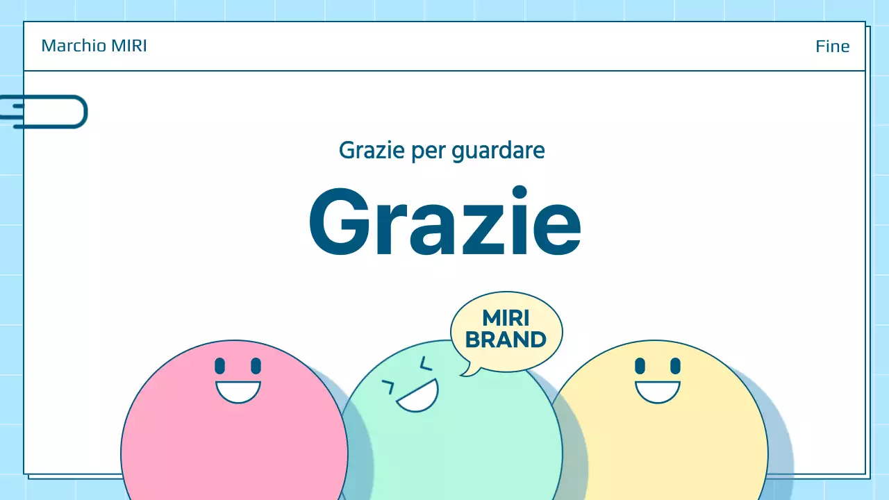 Un bel post di presentazione personale in bianco e blu