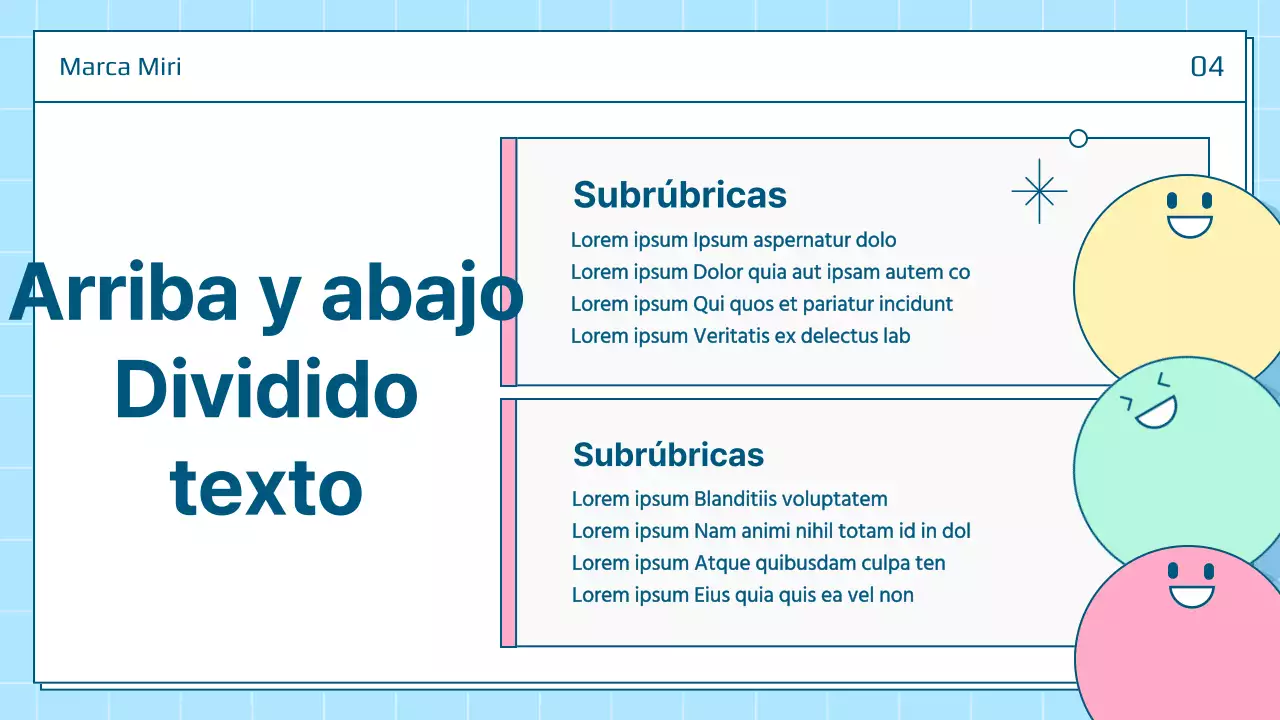 Un bonito puesto de presentación personal en blanco y azul