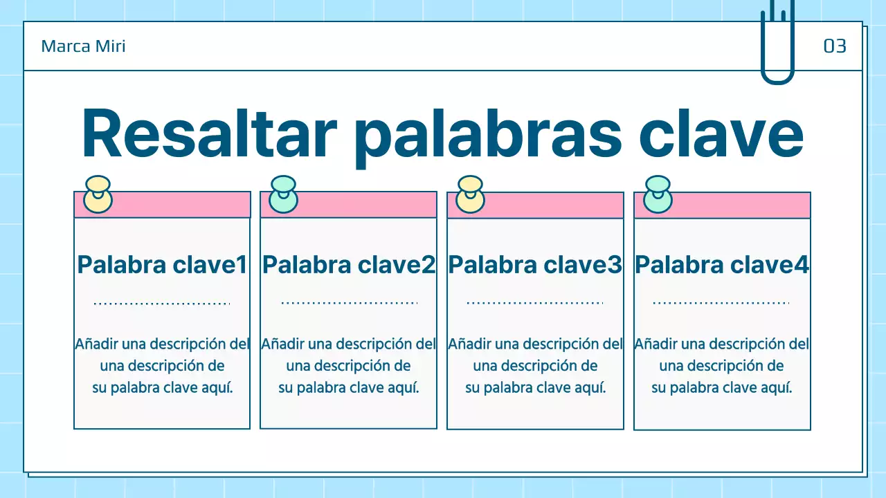 Un bonito puesto de presentación personal en blanco y azul